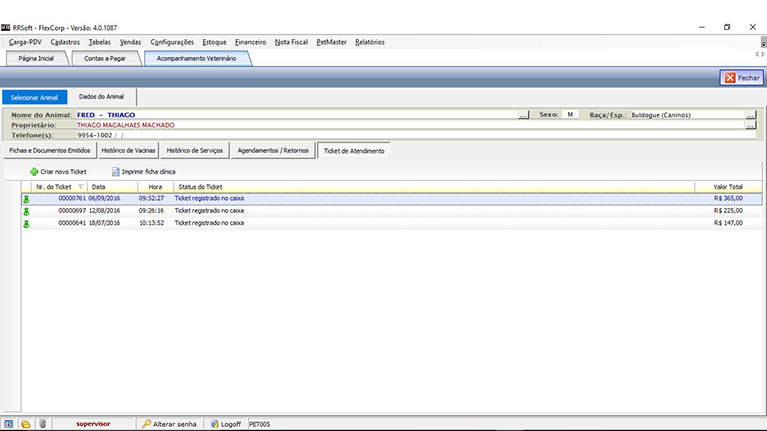 atendimento vet pet shop